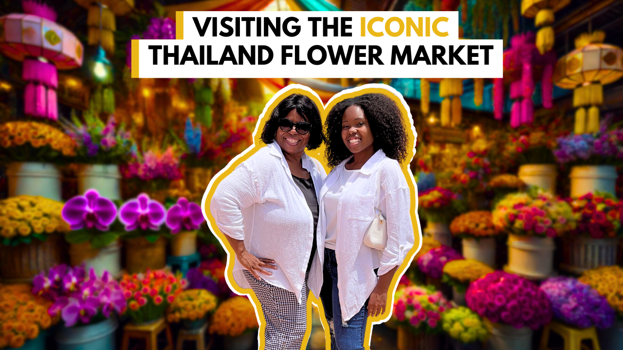 Bangkok’s Pak Khlong Talat Flower Market! Experiencing Bangkok Thailand’s Largest Flower Market!
