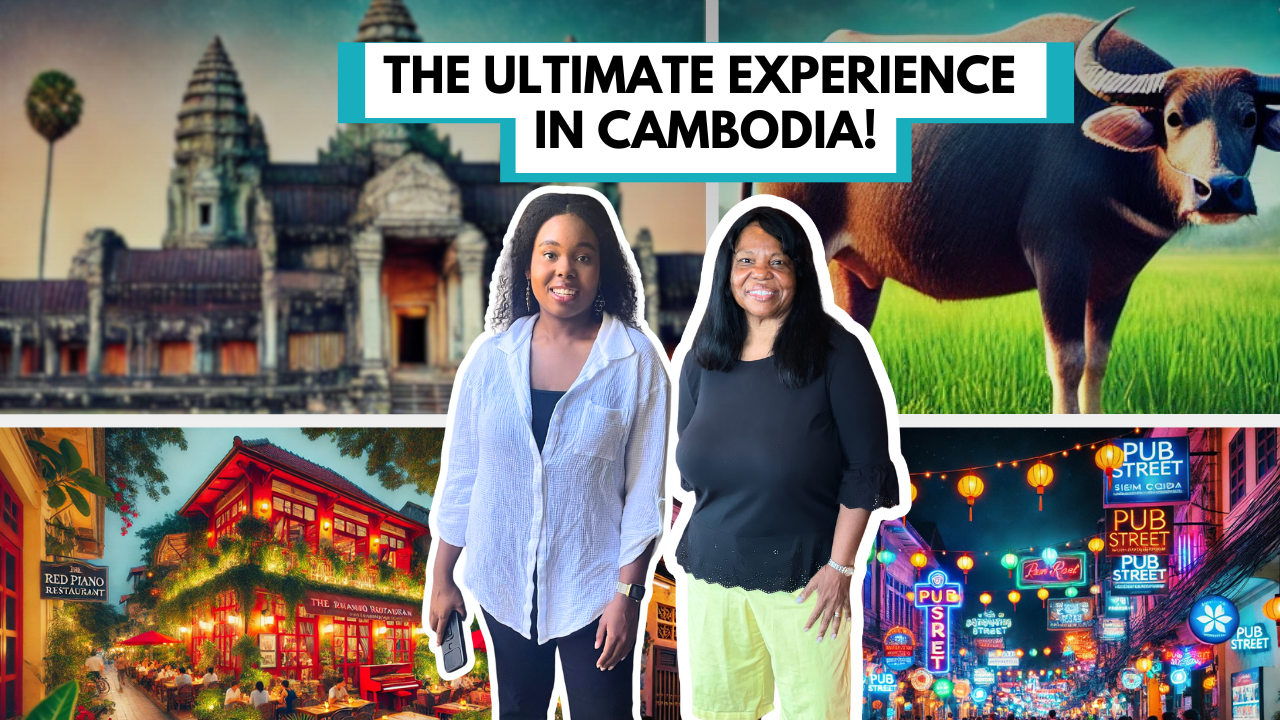 The Best Cambodian Tourist Experience! Angkor Wat, The Famous Red Piano, Pub Street, & A Buffalo!
