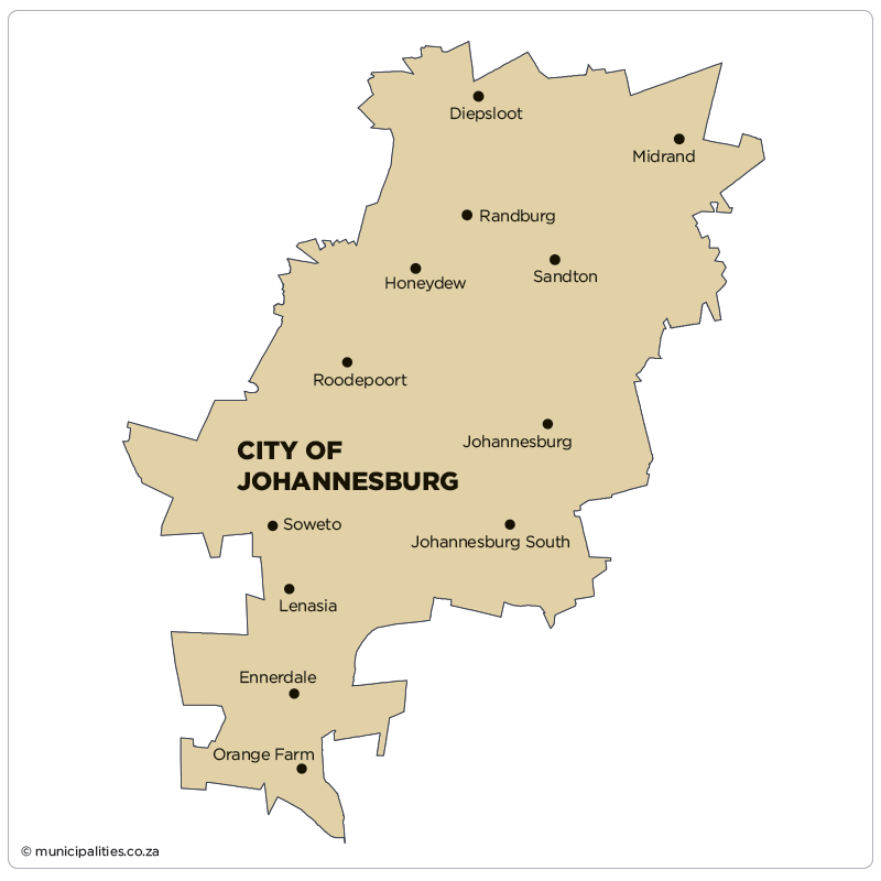 Johannesburg Map Guide: Where to Stay & Avoid